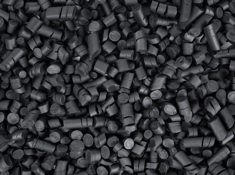 Black Mulch Installation