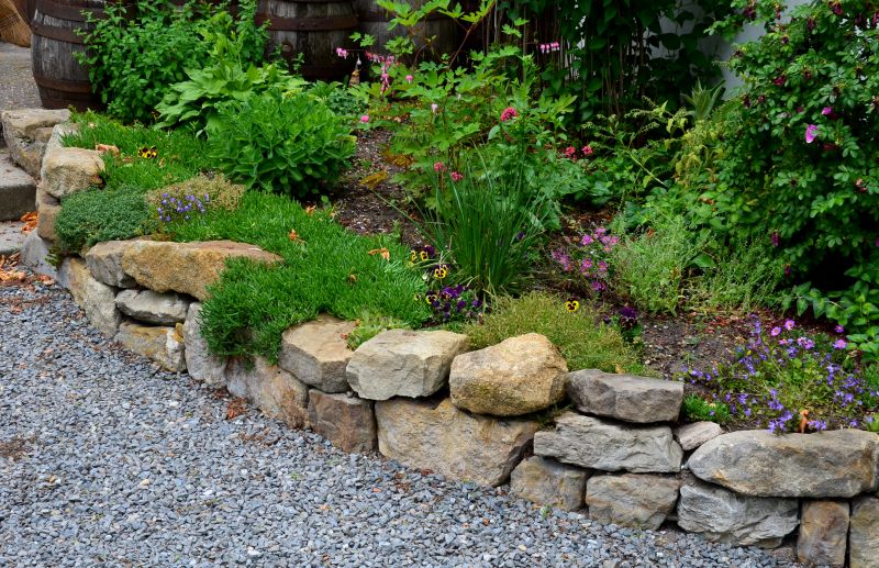 Decorative Rock Installation