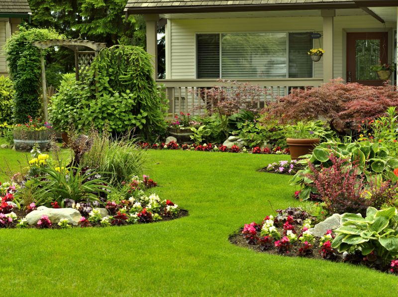 Flower Bed Mulching