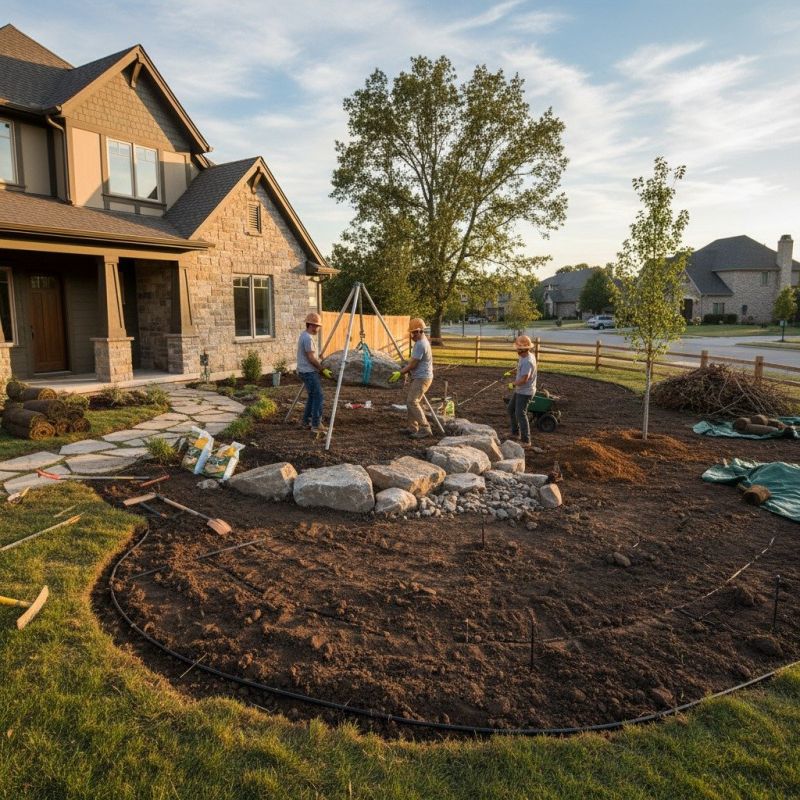 Lawn Erosion Repair detail