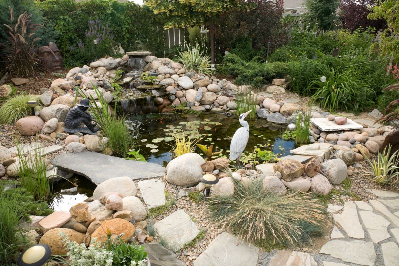 Pond Waterfall Installation detail