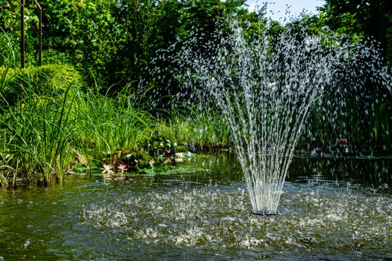 Garden Fountain Installation