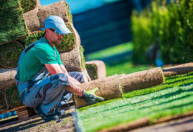 Golf Course Turf Installation