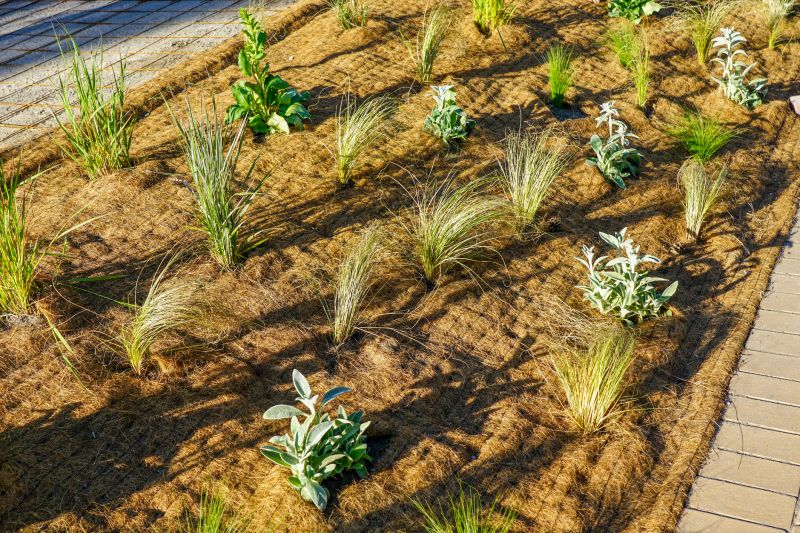 Mulch Fabric Installation