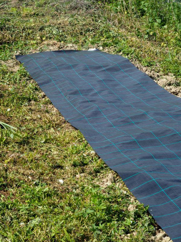 Mulch Fabric Installation