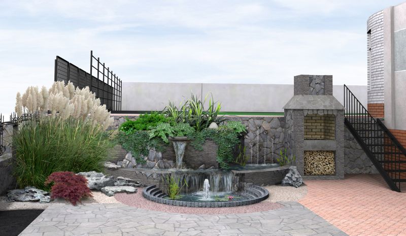 Patio Fountain Installation