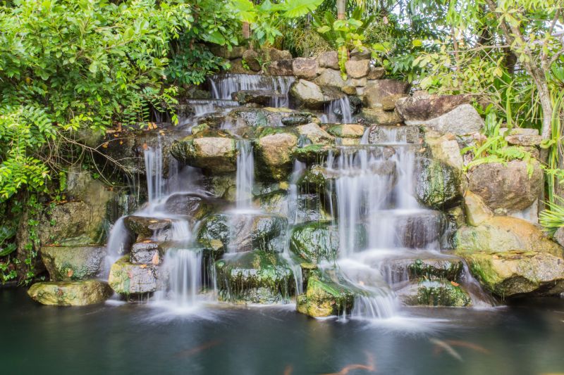 Pond Waterfall Construction