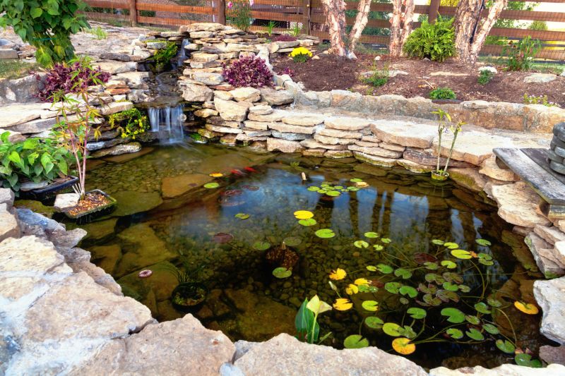 Pond Waterfall Construction