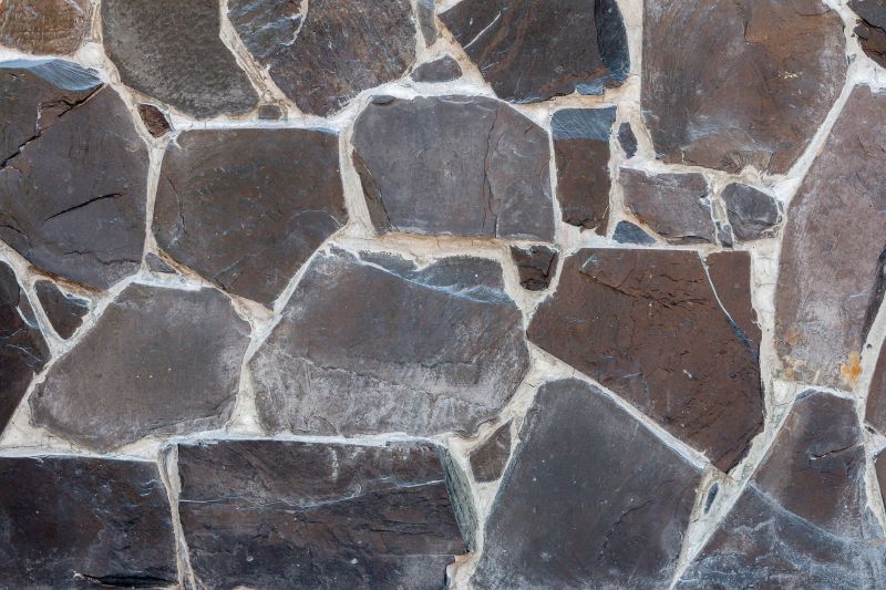 River Stone Installation