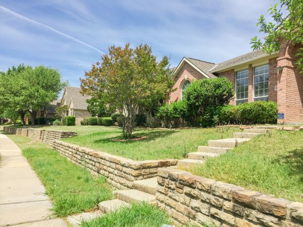 Sloped Yard Landscaping in Eden Prairie